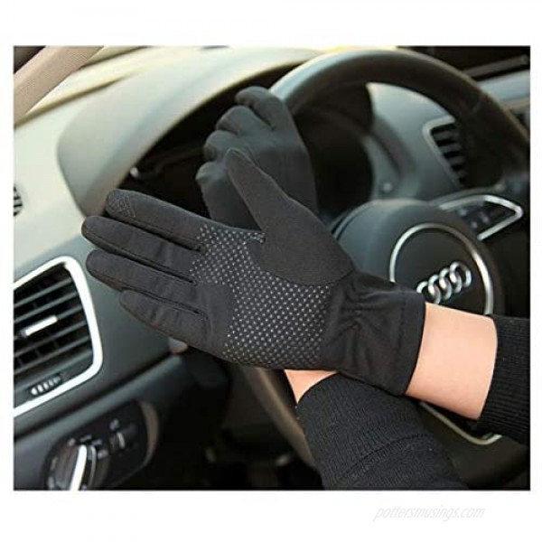 CH&FUN Unisex Women's & Men's UV Protection Outdoor Driving Cycling Antislip Breathable Texting Touchscreen Glove