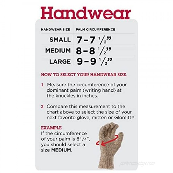Fox River Men's Mid-Weight Fingerless Glove Brown Tweed