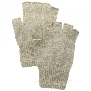 Fox River Men's Mid-Weight Fingerless Glove Brown Tweed