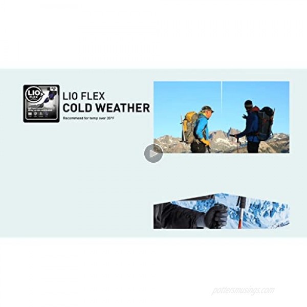 LIO FLEX Cold Weather Winter Fleece Working Gloves Warm NBR Coated 3Pairs
