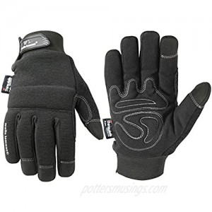 Men's Touchscreen Thinsulate Black Winter Gloves (Wells Lamont 7760L) Large