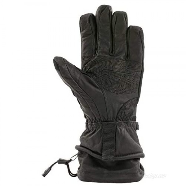 SWANY Men's X-Cell Insulated Warm Leather Ski Gloves