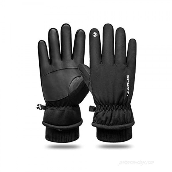 Winter gloves men women running Touchscreen gloves waterproof windproof cold weather warm riding ski Climbing bike exercise